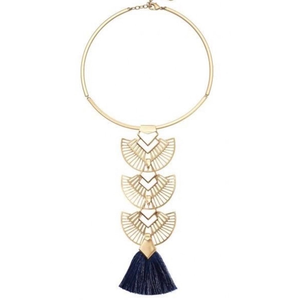 Stella and Dot Aida Tassel Necklace